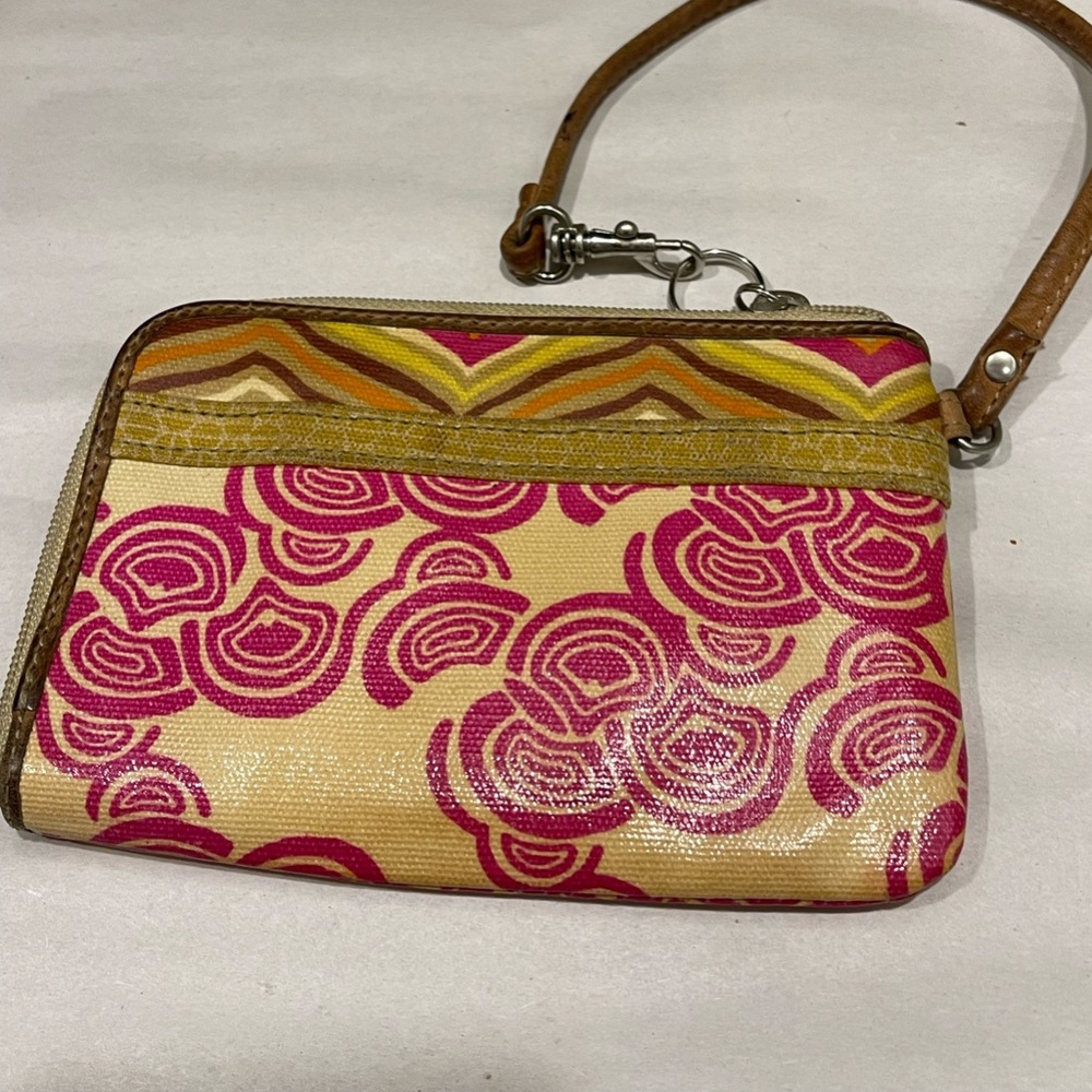 Fossil Key-Per Zippered Wristlet - image 4